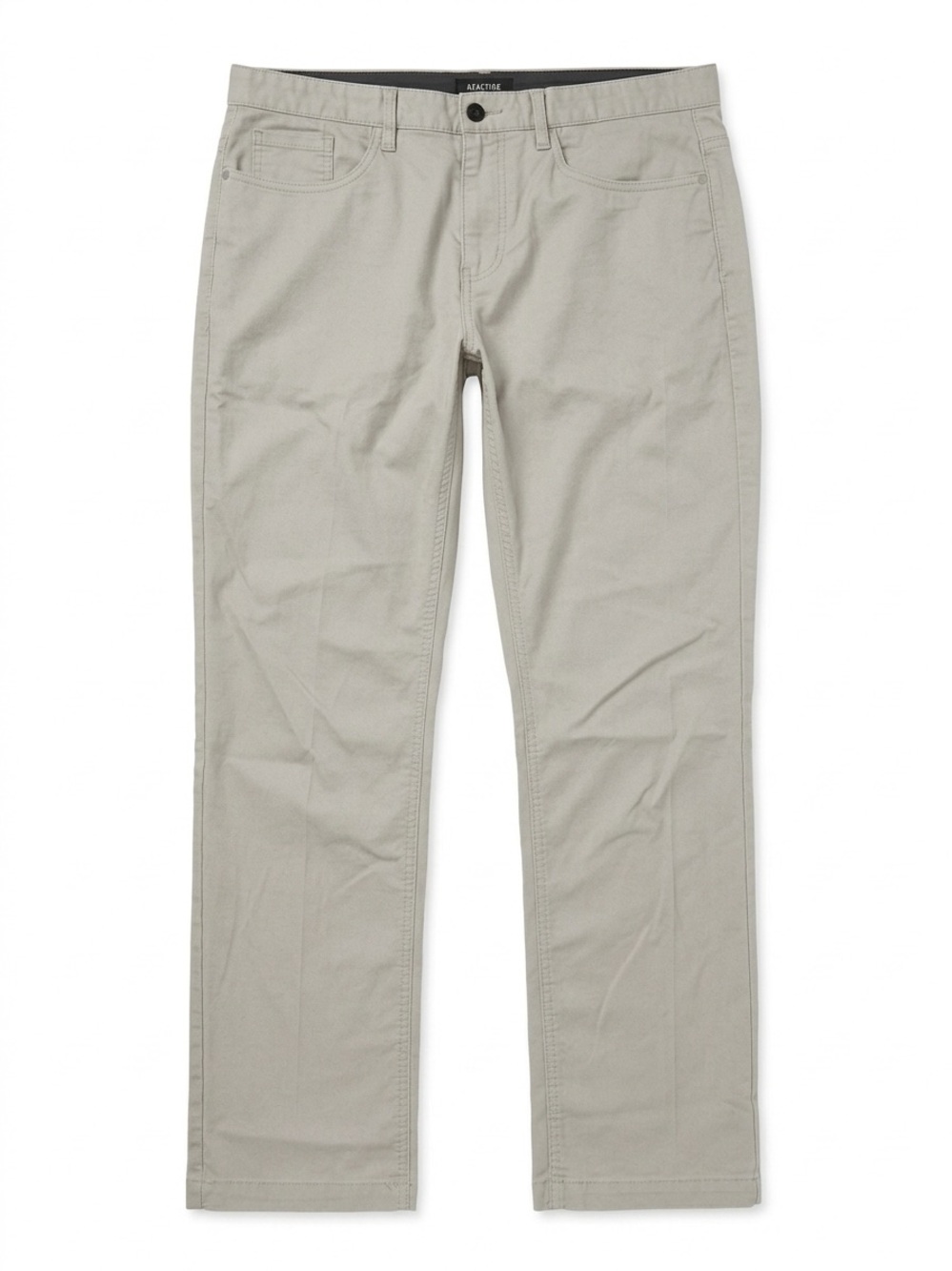 Kenneth Cole Reaction Grey Stretch Slim Fit 5-Pocket Chino Pants 36x30